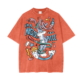 Bugs Bunny Looney Toons Acid Wash Oversize T-Shirt -