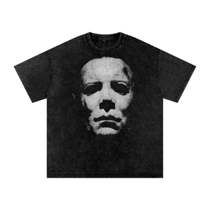 Michael Myers Acid Wash Oversize T-Shirt