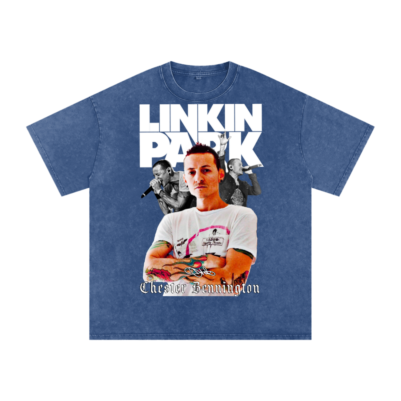 Linkin Park Acid Wash Oversize T-Shirt