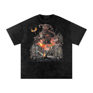 Metallica Acid Wash Oversize T-Shirt