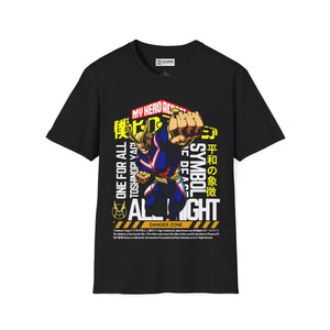 All Might Unisex Softstyle T-Shirt - IGZ Clothing