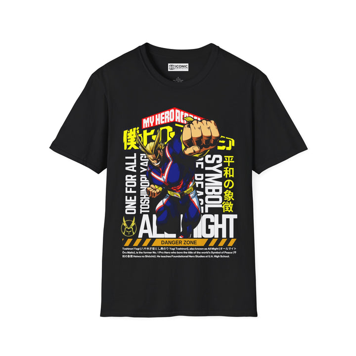 All Might Unisex Softstyle T-Shirt - IGZ Clothing
