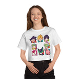 Dragonball Characters Champion Women's Heritage Cropped T-Shirt - IGZ Clothing