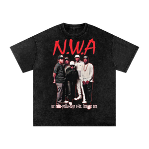 N.W.A Acid Wash Oversize T-Shirt