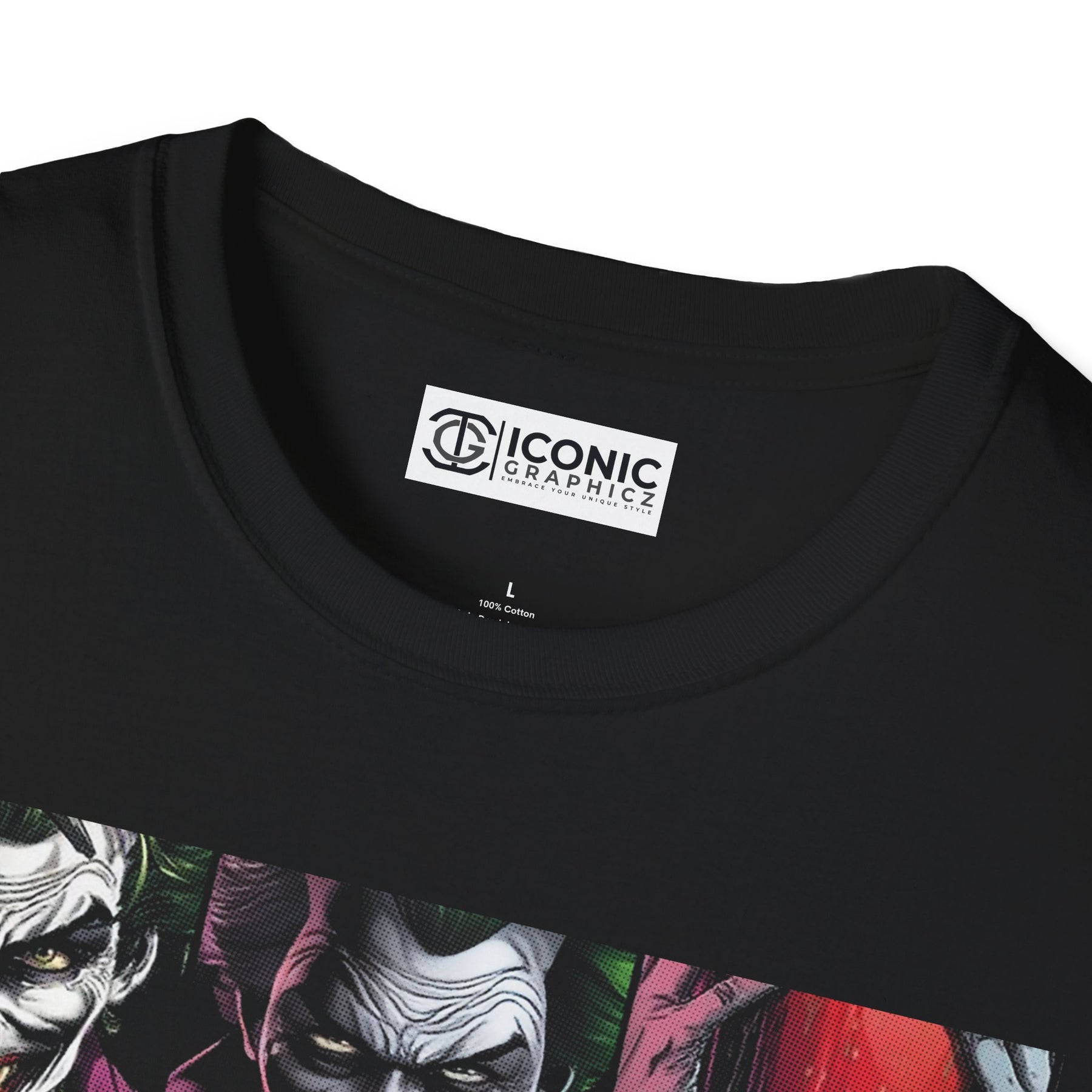 Batman and Joker Unisex Softstyle T-Shirt - IGZ Clothing