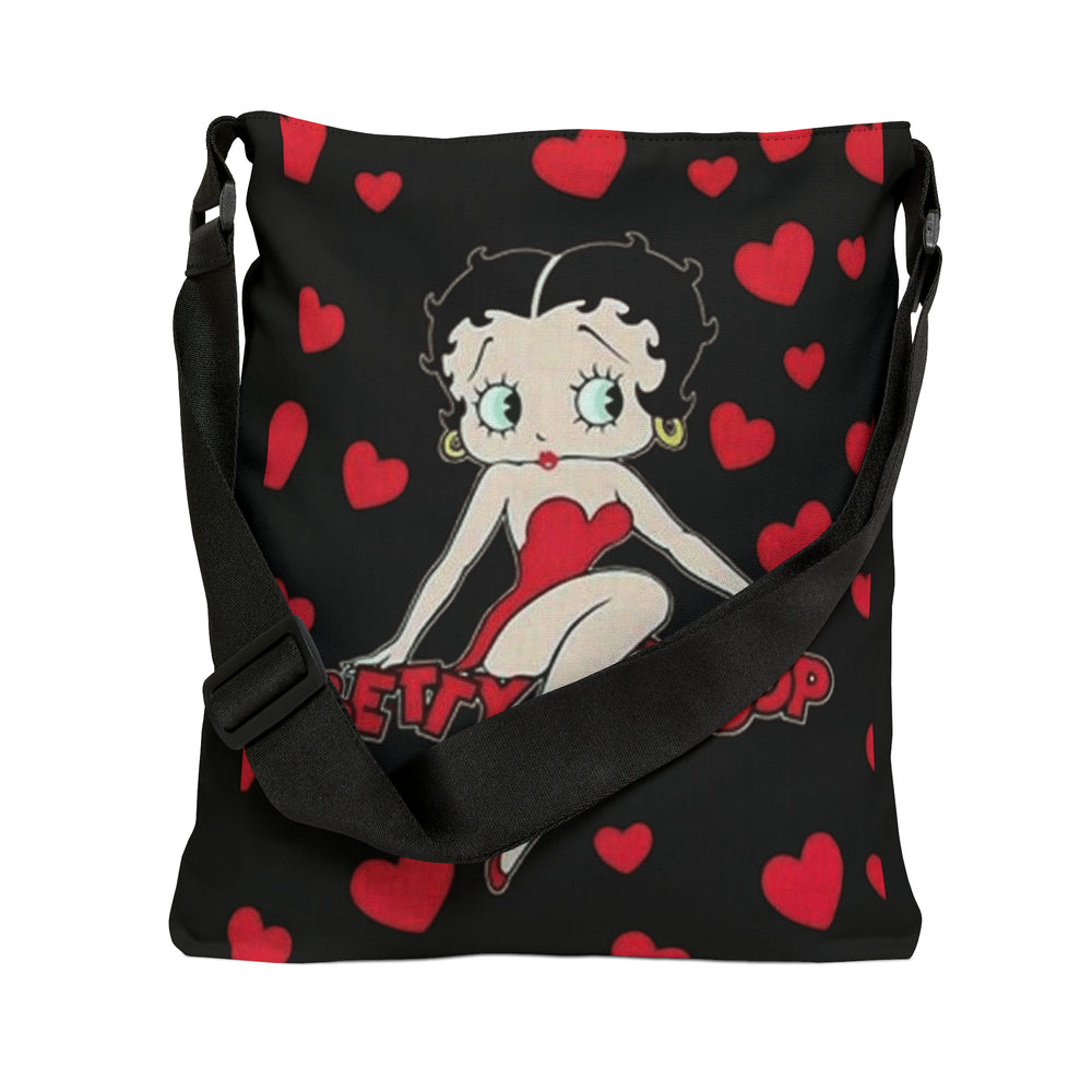 Betty Boop Adjustable Tote Bag (AOP) - IGZ Clothing
