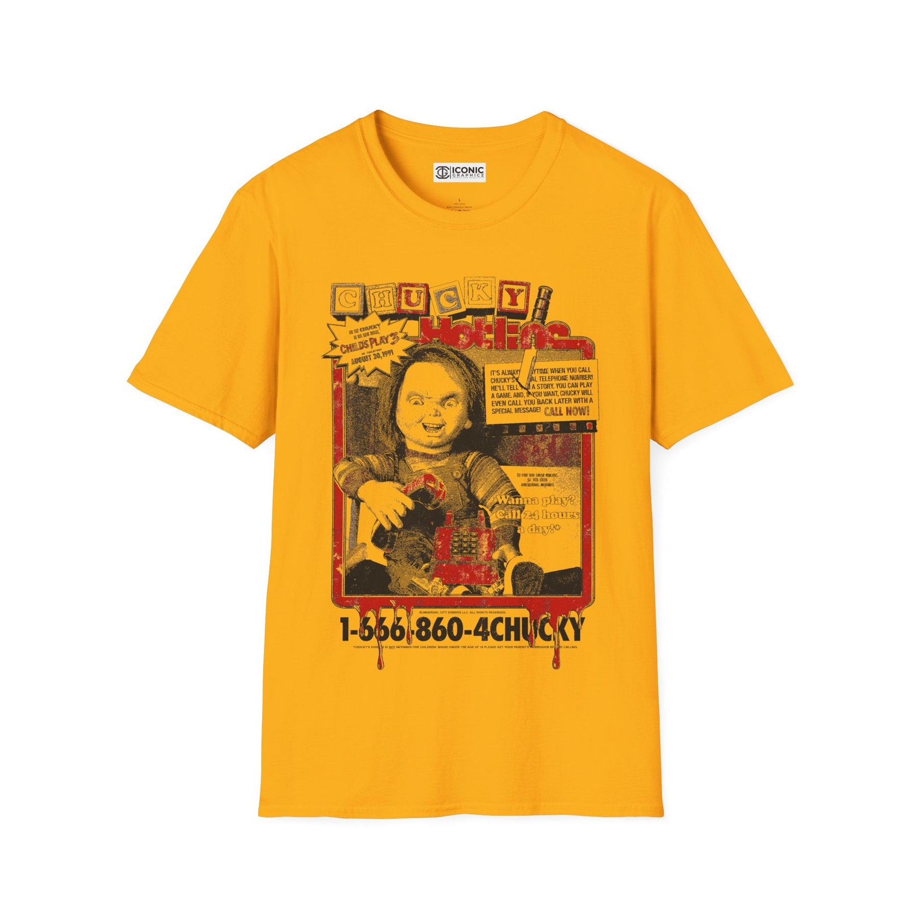 Chucky T-Shirt Printify