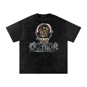 Kreator Acid Wash Oversize T-Shirt