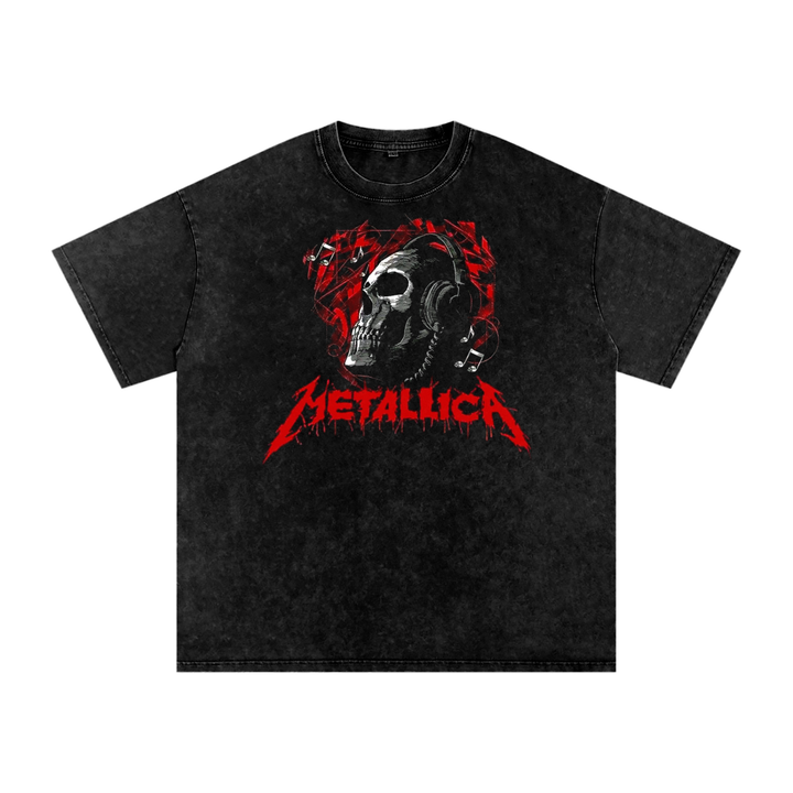 Metallica Acid Wash Oversize T-Shirt