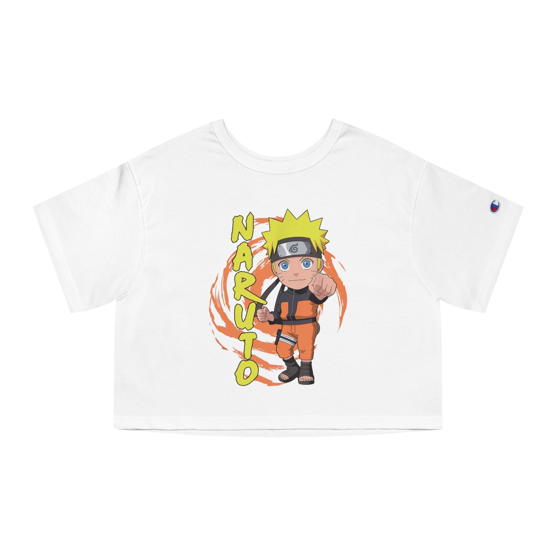 Uzumaki Naruto Champion Women's Heritage Cropped T-Shirt -