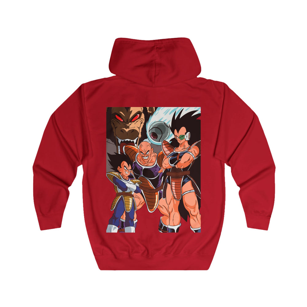 Vegeta DragonBall Z Unisex Full Zip Hoodie