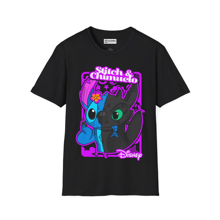 Stitch and Toothless T-Shirt Printify