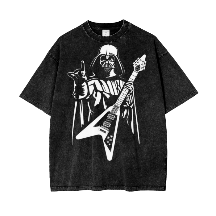 Darth Vader Star Wars Acid Wash Oversize T-Shirt -