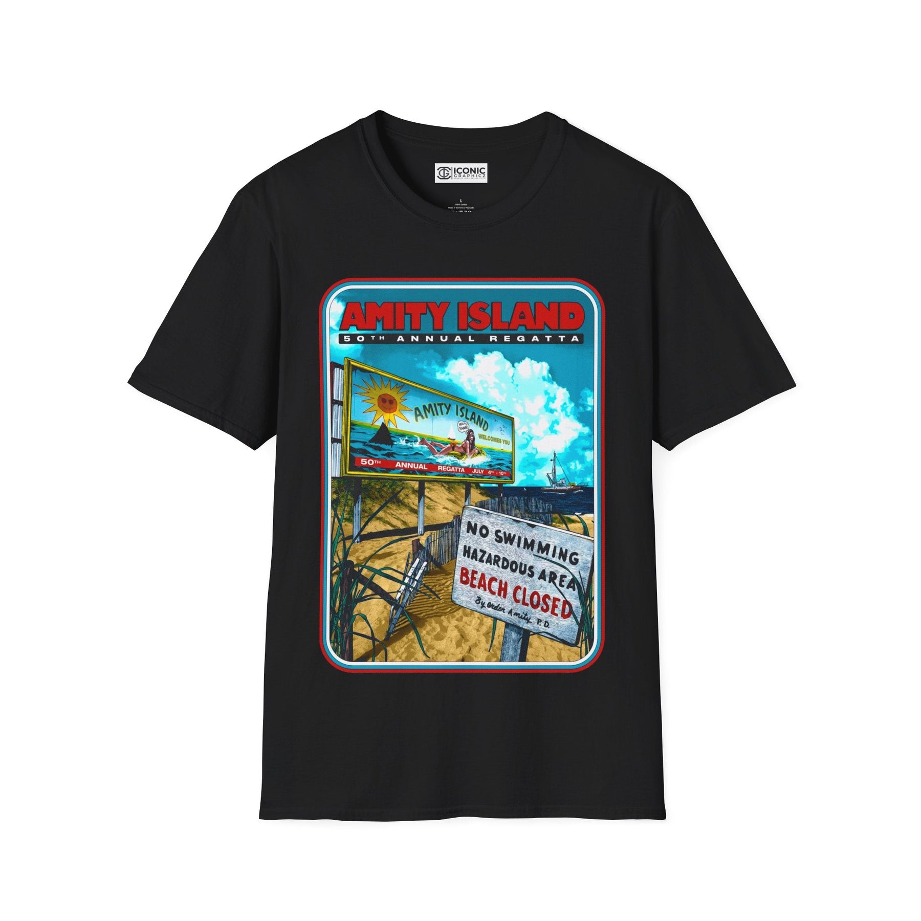 Amity Island T-Shirt Printify