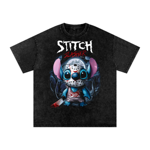Stitch Acid Wash Oversize T-Shirt