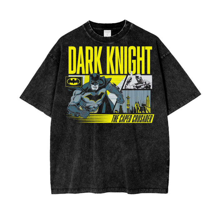 Batman Oversize Snow Washed T-Shirt ODMPOD