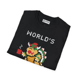 Bowser World's best boss T-Shirt Printify