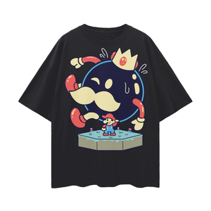 Super Mario Oversize Deep Drop Shoulder Tee
