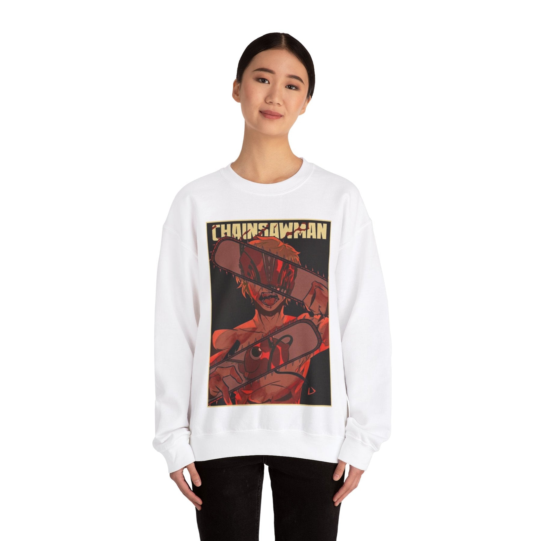 Denji Unisex Heavy Blend™ Crewneck Sweatshirt Printify