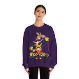All Might and Deku Heavy Blend Crewneck Sweatshirt Printify
