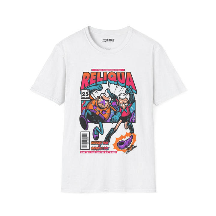 Mermaid Man and Barnacle Boy T-Shirt Printify