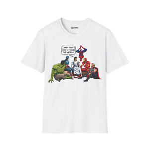 Avengers and Jesus T-Shirt Printify