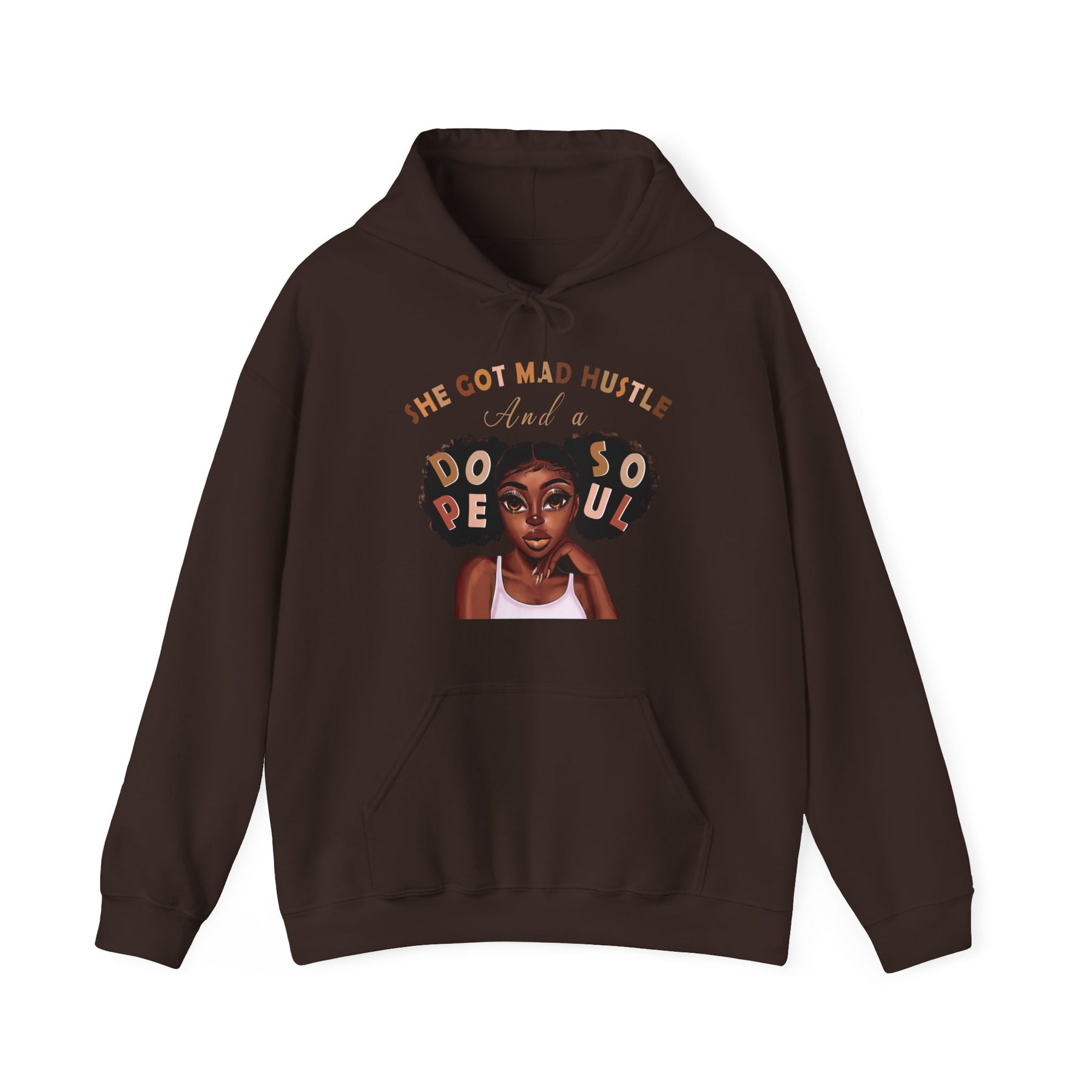 Black girl magic Unisex Heavy Blend™ Hooded Sweatshirt - IGZ Clothing