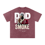Pop Smoke Acid Wash Oversize T-Shirt