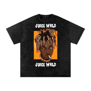 Juice Wrld Acid Wash Oversize T-Shirt