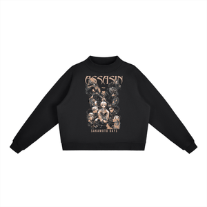 Sakamoto Days Essential Fleece Mid-Neck Crew Sweatshirt