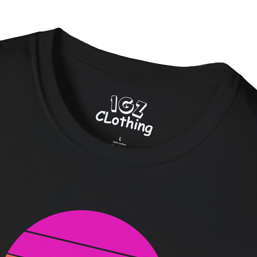 Retro Mountain Circuit Cyberpunk T-Shirt