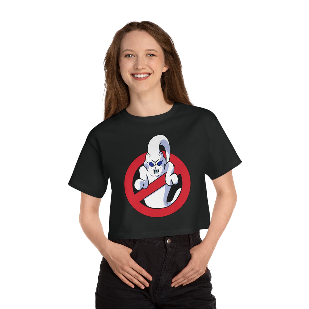Majin Boo Ghost Champion Women's Heritage Cropped T-Shirt -
