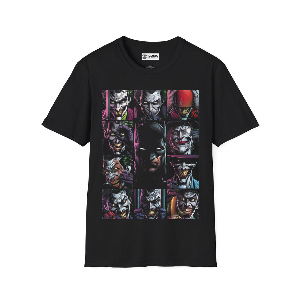 Batman and Joker Unisex Softstyle T-Shirt - IGZ Clothing