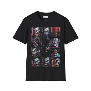 Batman and Joker Unisex Softstyle T-Shirt - IGZ Clothing