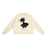 Osaragi Sakamoto Days Essential Fleece Mid-Neck Crew Sweatshirt