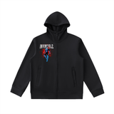 Invincible Essential Heavyweight High Neck  Zip-Up Hoodie