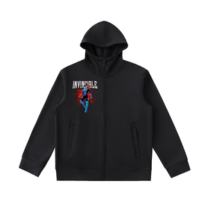 Invincible Essential Heavyweight High Neck  Zip-Up Hoodie