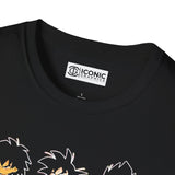 Goku Vegeta and Broly Unisex Softstyle T-Shirt - IGZ Clothing