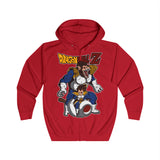 Vegeta DragonBall Z Unisex Full Zip Hoodie
