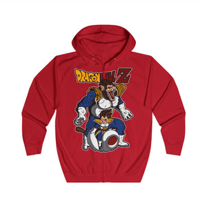 Vegeta DragonBall Z Unisex Full Zip Hoodie