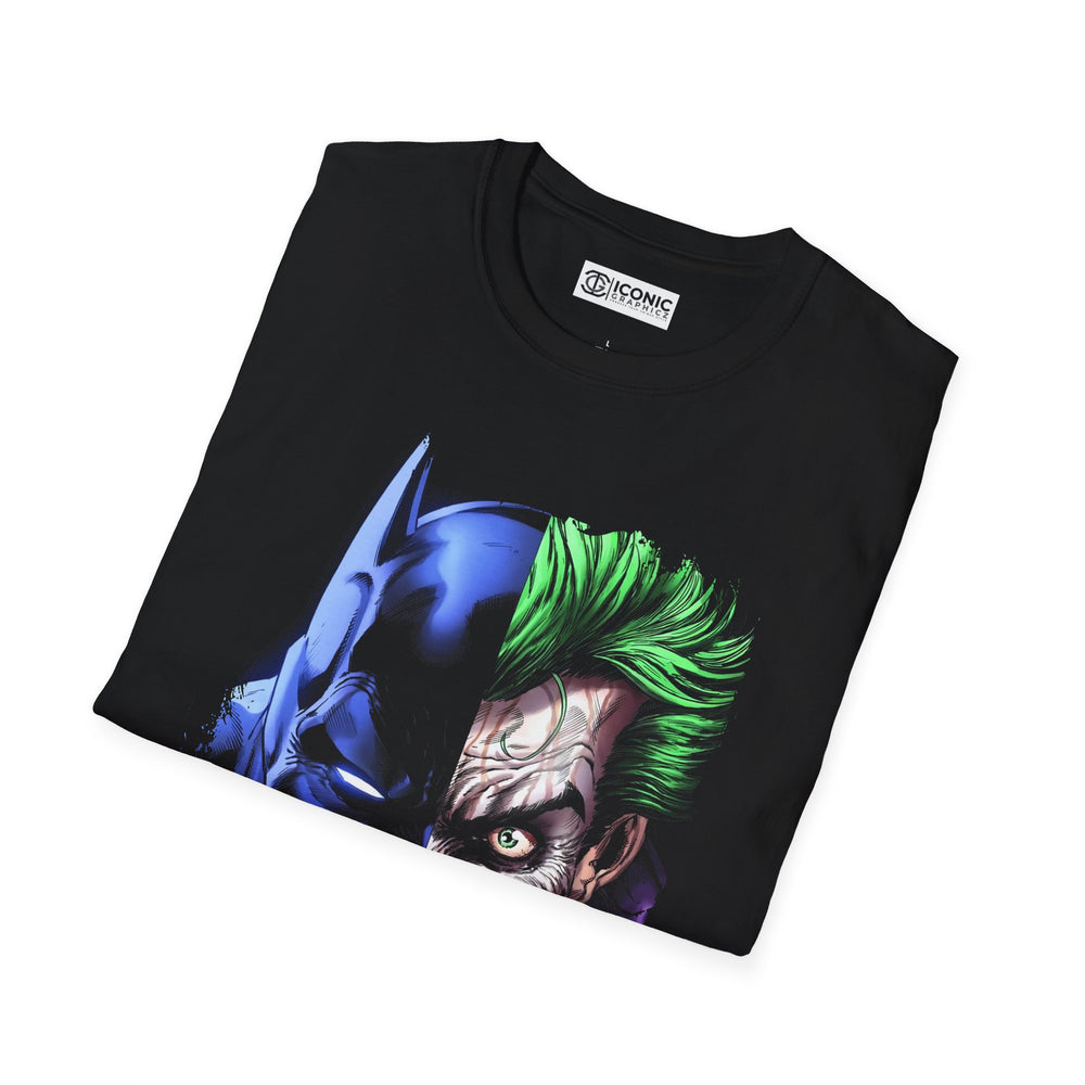 Batman and Joker Unisex Softstyle T-Shirt - IGZ Clothing