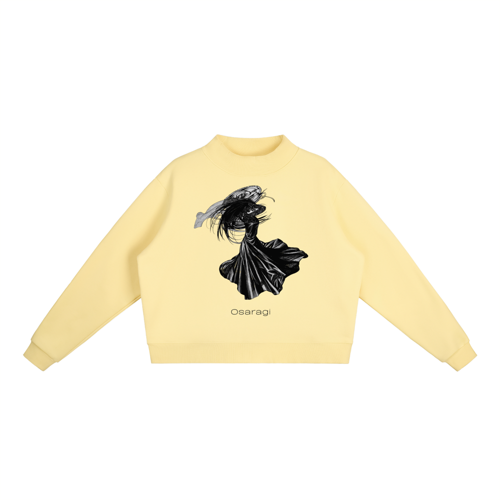 Osaragi Sakamoto Days Essential Fleece Mid-Neck Crew Sweatshirt