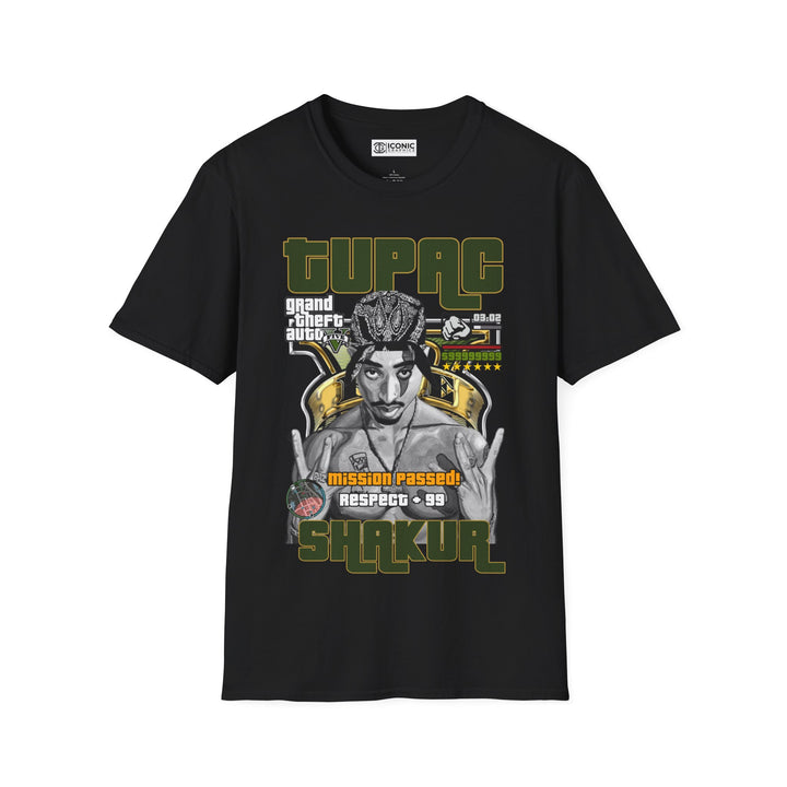 2 Pac Unisex Softstyle T-Shirt - IGZ Clothing