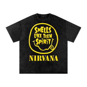 Nirvana Acid Wash Oversize T-Shirt