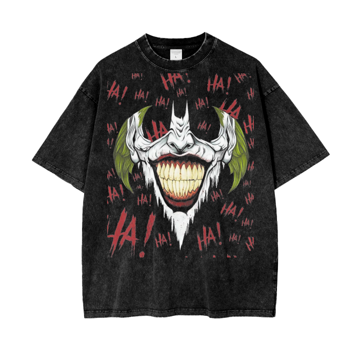 The Joker Acid Wash Oversize T-Shirt -
