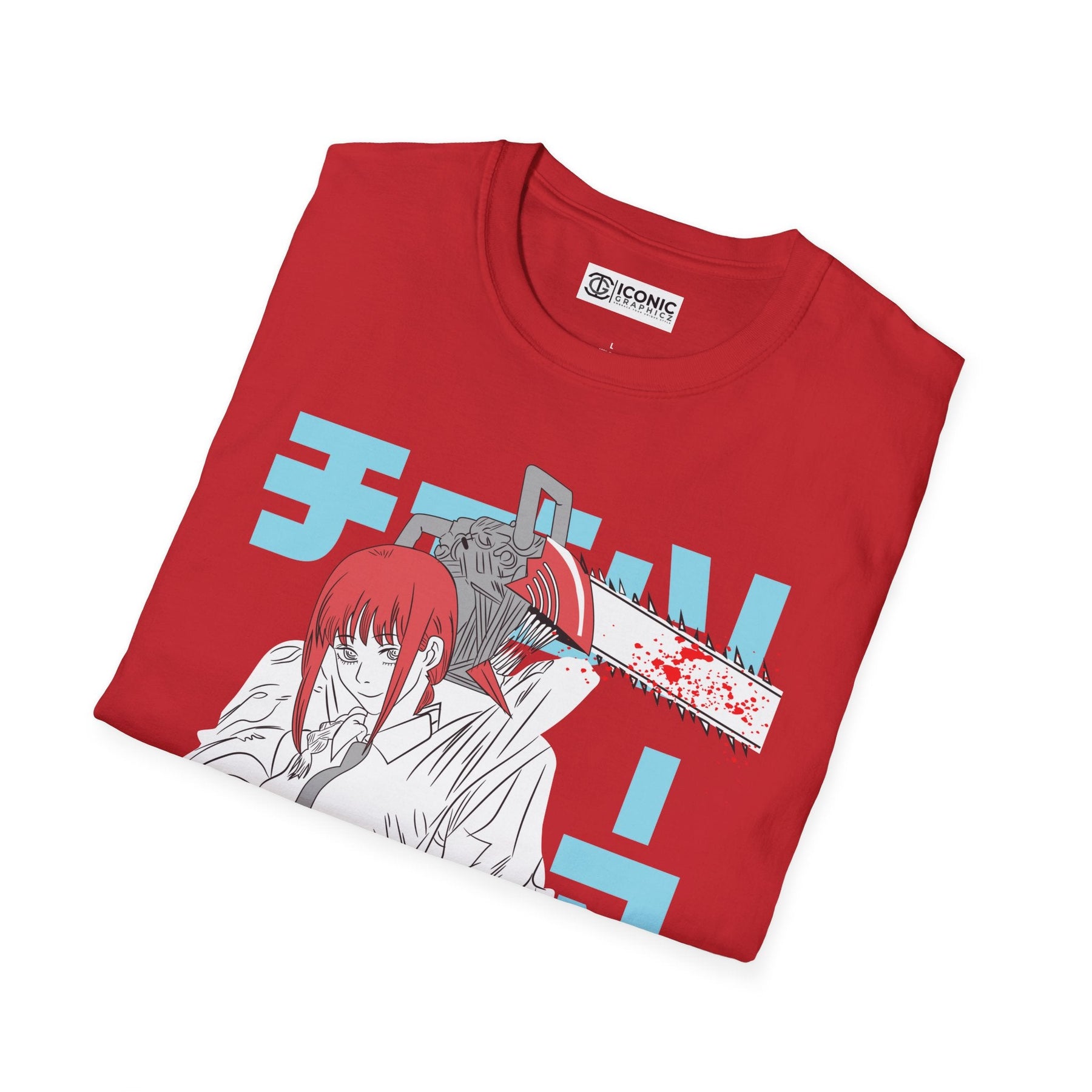 Denji and Makima Chainsaw Man T-Shirt Printify