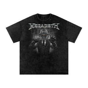 Megadeth Acid Wash Oversize T-Shirt