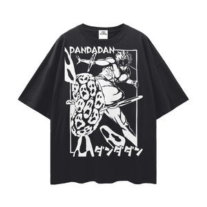 Evil Eye Dandadan Streetwear Loose Drop Shoulder T-Shirt