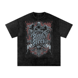 Slow Southern Steel Acid Wash Oversize T-Shirt