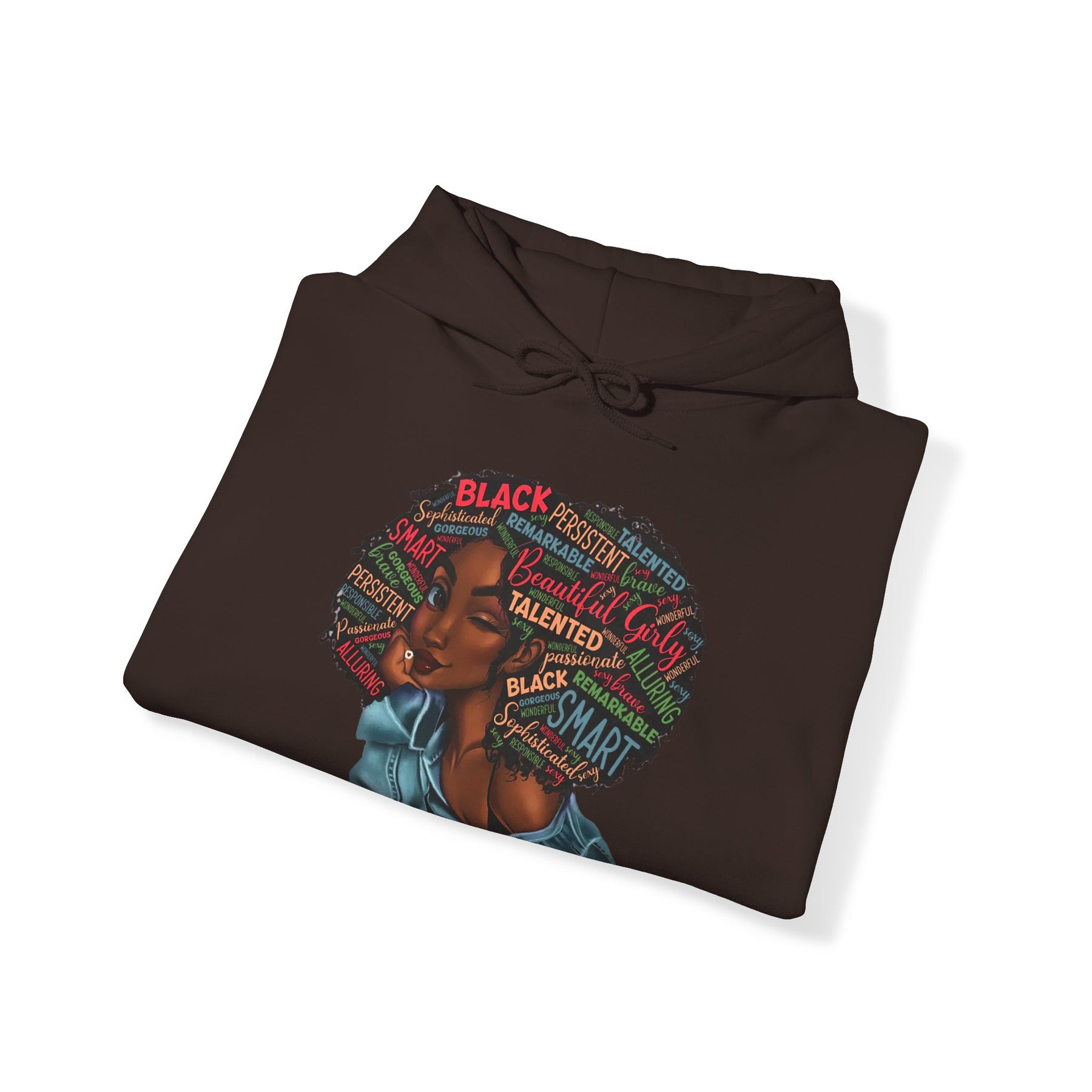 Black girl magic Unisex Heavy Blend™ Hooded Sweatshirt - IGZ Clothing